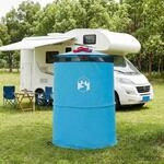 Vidaxl Pop-up Toilet Tent With Hanging Rope Blue 97 X 131 Cm