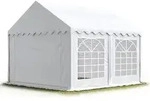 Party-zelt Festzelt 5x4 M Garten-pavillon -zelt Pvc Plane 700 N In Wei&szlig; Wasserdicht