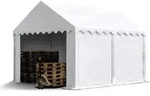 Toolport Lagerzelt 3x4 M Zelthalle Unterstand Weidezelt Pvc Plane 700 N Wasserdicht