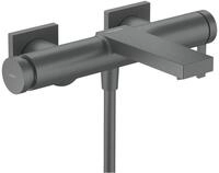 Hansgrohe Tecturis E - Wannenmischer, Chrom Schwarz Geb&uuml;rstet 73420340
