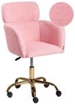 Schreibtischstuhl Alena Boucl&eacute; Rosa