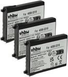 Vhbw 3x Akku Kompatibel Mit Unitech Pt630d, Ht630, Pt630, Ht650, Pt650...