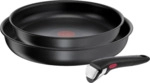 Tefal Ingenio Daily Chef Pfannen Schwarz 24 Und 28 Cm