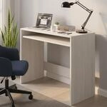 Schreibtisch Portland, Linearer Schreibtisch Mit Festem Regal, Arbeits- Oder