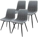 Ml-design Esszimmerst&uuml;hle 4er Set Drehbar, K&uuml;chenst&uuml;hle Aus Kunstleder,...