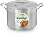 Nutrichef Kochtopf 7,6l, Edelstahl Mit Deckel, Induktion