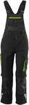 Fortis Latzhose Kinder Performance 24 Gr. 98-104 Schwarz/gr&uuml;n
