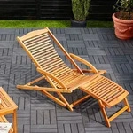 Deuba - Casaria&reg; Sonnenliege Klappbar Mit Fu&szlig;st&uuml;tze Abnehmbar Inkl. Kissen