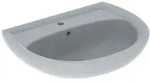Geberit Renova Waschtisch, Breite 65cm, Tiefe 51cm, Hahnloch Mittig, &Uuml;berlauf