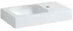 Icon Waschtisch 53x31cm, Wei&szlig;, Ablagefl&auml;che Rechts, - Geberit