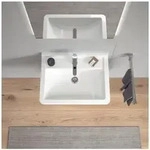 Duravit - Starck 3 Waschtisch 450x600x225mm Wandh&auml;ng., Wei&szlig; Hochglanz, Rechteckig,