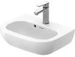 Duravit D-code Handwaschbecken 340x450x145mm, Wei&szlig; Hochglanz, Rechteckig,1