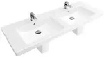 Villeroy&boch - Subway 2.0 - Doppelwaschtisch 130x47 Cm, Mit &Uuml;berlauf, Hahnl&ouml;chern,
