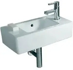 Duravit - Handwaschbecken Vero 50cm, Hahnloch Links, 0703500009