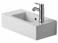 Vero - Handwaschbecken 500x250 mm, 1 Hahnloch rechts, Alpinweiß 0703500008 - Duravit