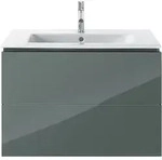 Duravit - Me By Starck - M&ouml;belwaschtisch 83x49 Cm, Mit 1 Hahnloch, Mit Wondergliss,