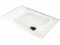 Glasbecken Gäste-WC / Waschtisch aus Glas / Maße (b x h x t): ca. 45 x 10 x...