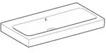 Geberit - Icon Waschtisch 900x485mm Wei&szlig;, Ohne Hahnloch, 124093000
