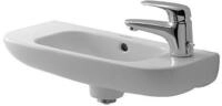 Duravit - D-code Handwaschbecken, Mit Hahnloch Links, Mit &Uuml;berlauf,