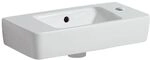 Geberit - Renova Compact Handwaschbecken, Ablagefl&auml;che Links Verk. Ausladung,
