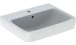 Geberit - Waschtisch Renova Plan Mit Hahnloch, Mit &Uuml;l 550x440mm Wei&szlig;