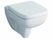 Renova Nr. 1 Plan Tiefspül-WC, spülrandlos, 4,5/6L, wandhängend, 202170, Farbe: