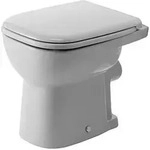 Duravit - D-code Stand-wc Compact, Flachsp&uuml;ler, 350x480x385mm,