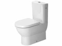 Stand-WC-Kombination darling new tief, 370 x 630 mm, Abgang Vario weiß 2138090000 -
