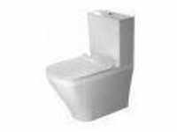 Stand-WC-Kombination durastyle tief, 370 x 630 mm, Abgang Vario weiß 21550900001 -
