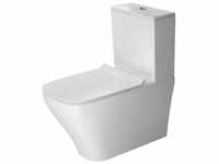 Stand-WC-Kombination durastyle tief, 370 x 700 mm, Abgang Vario weiß 2156090000 -