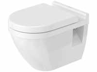Duravit - Starck 3 Wand-WC Set WC-Sitz randlos Toilette Absenkautomatik weiß