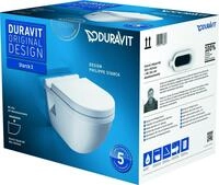 Starck 3 - Wandklosett Mit Wc-sitz Softclose, Alpinwei&szlig; 42000900a1 - Duravit