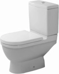 Duravit - Stand Wc Kombi Starck 3 65,5cm, Abgang Senkrecht, Weiss,