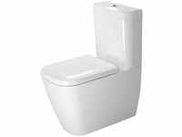 Duravit - Stand-WC-Kombination happy D.2 tief, 365 x 630 mm, Abgang Vario weiß