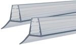 Duschdichtung Glasst&auml;rke 5/6mm Duscht&uuml;rdichtung Vorgebogene Ersatzdichtung