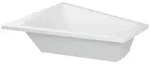 Duravit Paiova Einbau-badewanne, Ecke Links, 1800x1400mm, Wei&szlig;,