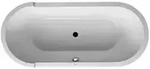 Duravit Starck Oval-badewanne, Freistehend, 2 R&uuml;ckenschr&auml;gen,