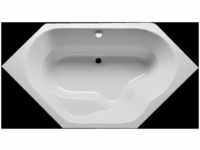 Winnipeg Eck-Badewanne, Einbau, 2-Sitzer, 145x145x47,5cm, 225 Liter, weiß,