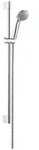 Crometta 85 - Brausegarnitur Green 1jet, Duschstange Unica'crometta 0,65 M, Verchromt