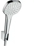 Hansgrohe - Croma Select E - Duschkopf 1jet, Mit Duschschlauch Und Duschstange, Wei&szlig;