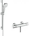 Hansgrohe - Pulsify Select S Duschset 105 3-strahlig Relax Mit Stange C 90 Cm Matt