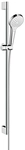 Duschset Mit 90 Cm Brausestange Aus Verchromtem Messing - Hansgrohe Croma...