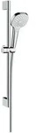 Hansgrohe - Croma Select E - Brausegarnitur Vario 0,65 M, Wei&szlig; / Verchromt 26582400