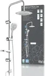 Duschtraum &Uuml;berkopfbrause-set, Chrom/wei&szlig;