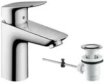 Hansgrohe - Logis - Waschtisch Einhebelmischer 100 Mit Ablaufgarnitur, Verchromt