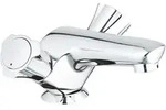 Grohe Costa Zweigriff-waschtischbatterie Zugstangen-garnitur, Chrom, 21390001
