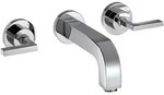 Axor Citterio 3-loch Waschtischarmatur Unterputz, - Hansgrohe