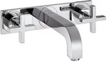 Axor Citterio 3-loch Waschtischarmatur Unterputz, - Hansgrohe