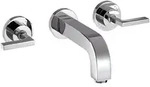 Axor Citterio 3-loch Waschtischarmatur Unterputz, - Hansgrohe