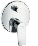 Metris Wannenmischer Unterputz Fertigset Chrom 31493000 - Hansgrohe
